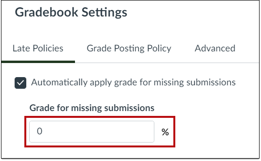 Missing submission setting.